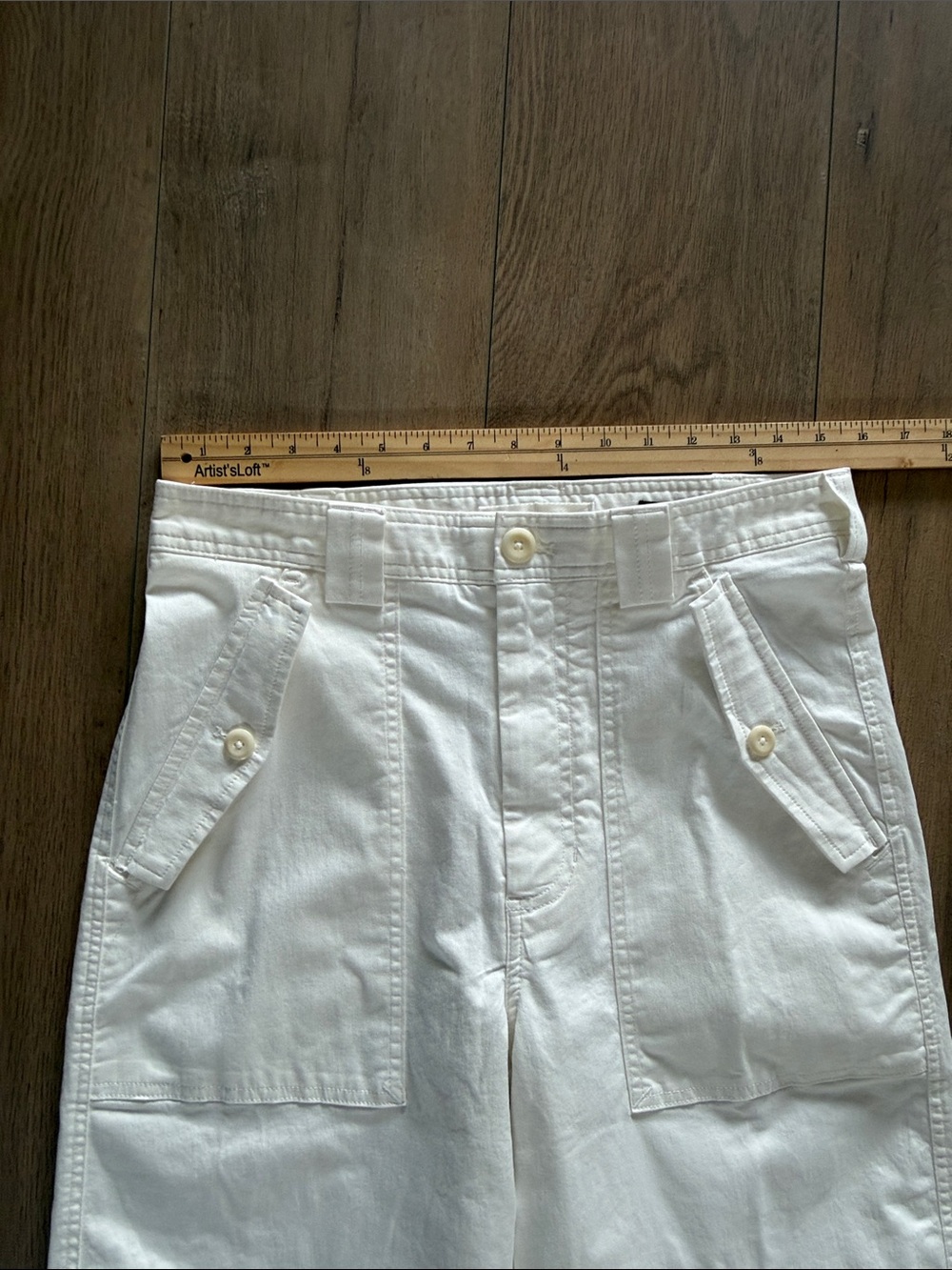 NEW Banana Republic Women's The Barrel Pant Size 6 Cream White - Picture 10 of 15